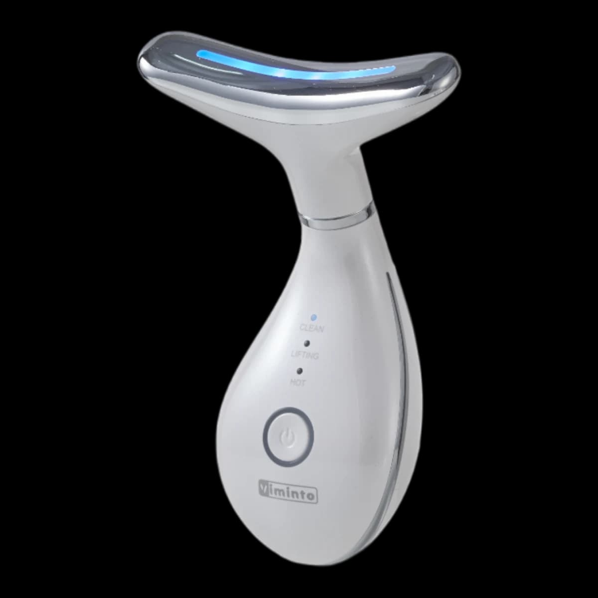 Blue LED light mode on the face massager, 470nm wavelength for blemish clarity