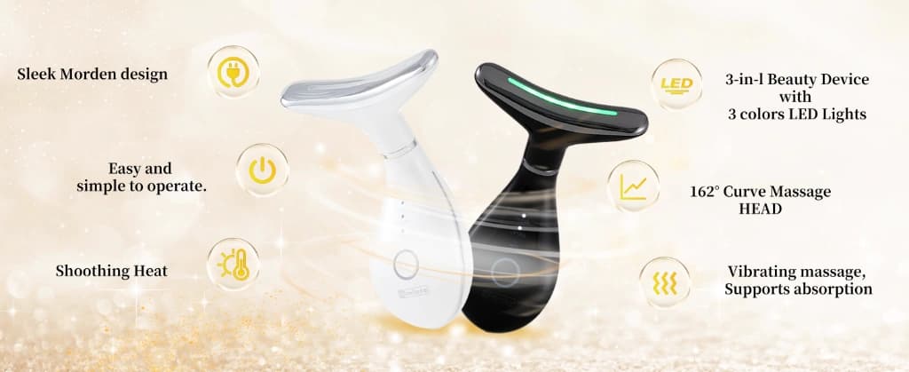 VIMINTO Face Massager Product Features Diagram