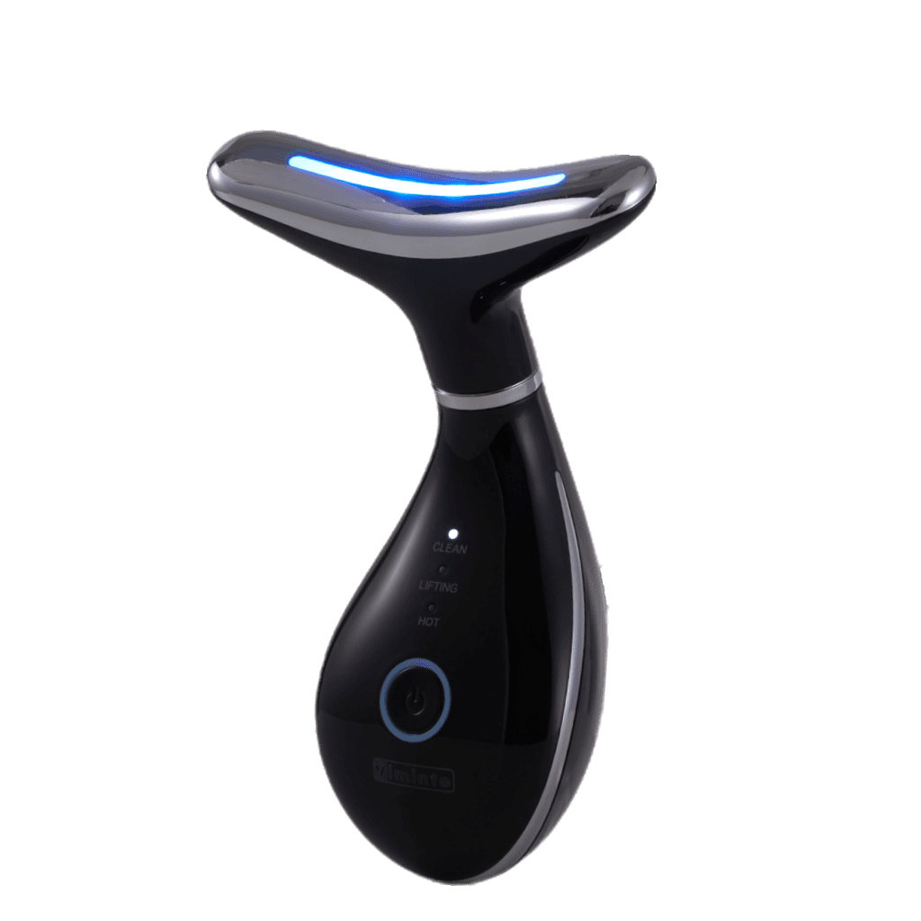 VIMINTO 3-in-1 Face Massager — black variant with blue LED